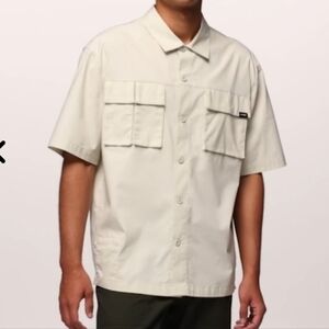 Prana Palisades Ripstop Short Sleeve Shirt - Size: L